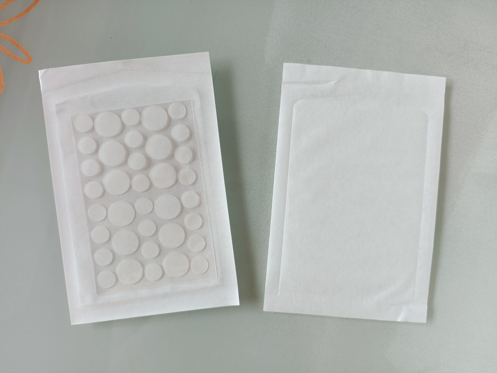 Cercle transparent de 36 patchs