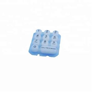 3X4 keypad silikon kustom ponsel 4x4, keypad silikon untuk panel instrumen tombol telepon seluler keypad angka POS - Product Image 2
