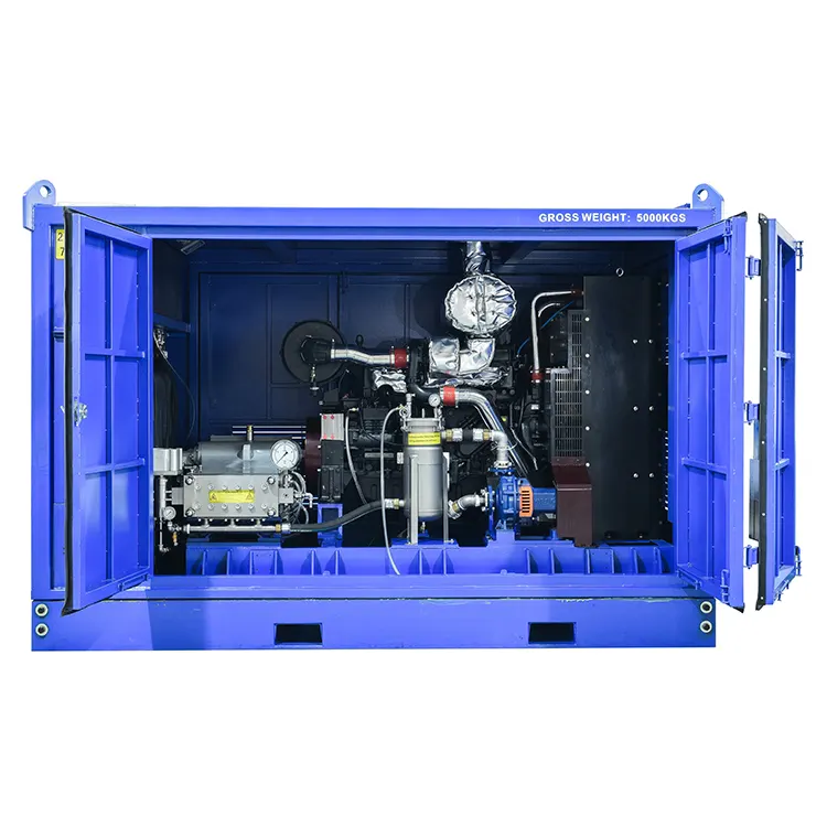 Pompa di sabbiatura ad acqua PW-253-DD attrezzature per il lavaggio del motore diesel 2800bar