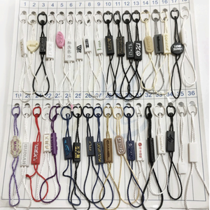 <strong>Custom</strong> Brand Name Factory Wholesale Gold Foil Embossed <strong>Printed</strong> Logo Plastic Hangtag Rope Seal <strong>String</strong> Lock <strong>Tags</strong> Cord for Garment - Product Image 5