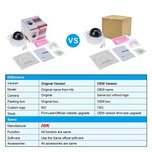 HIK OEM กล้อง IP DS-2CD2143G0-I 4MP ป่าเถื่อนหลักฐาน IP POE โดม DT143-I เครือข่ายกล้อง DS-2CD2143G0-I DS-2CD2143G2-IU - Product Image 5