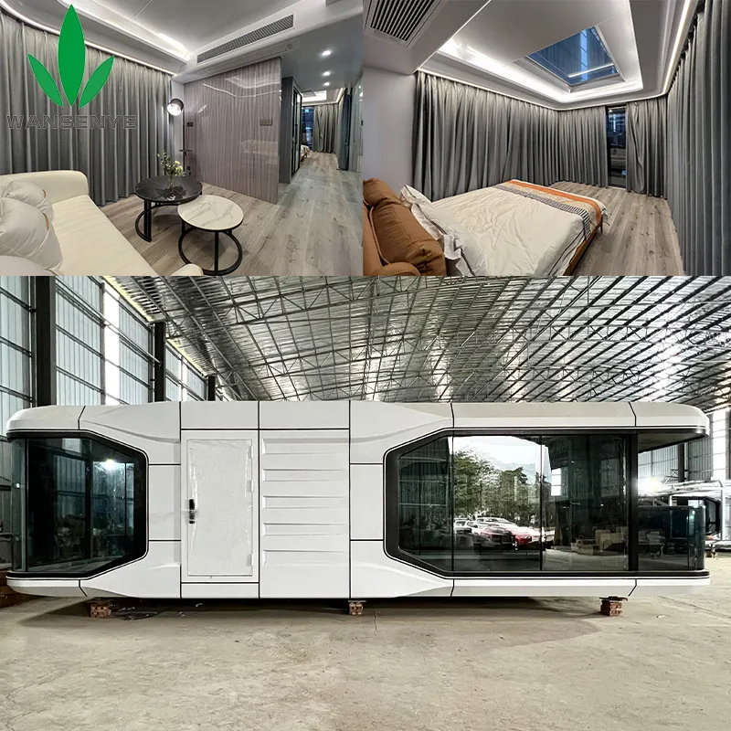 Odern Prefab Huis Capsule Cabine Hotel Container Huis Slaap Pod Outdoor Mobiel Klein Huis Luxe Capsule Huis