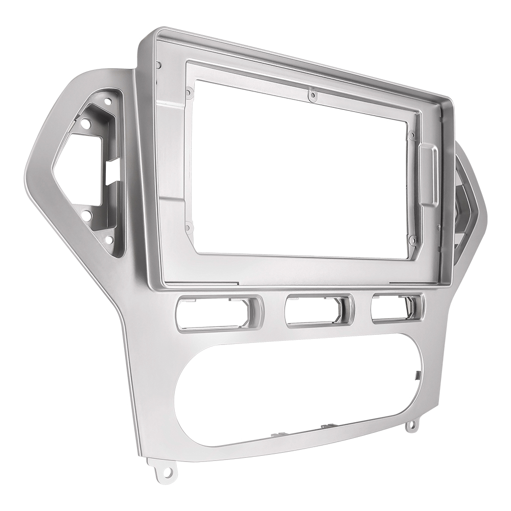 Podofo 2 Din Car Multimedia Player Universal Frame For Ford /Momdeo Manual 2007-2010 With Protocol