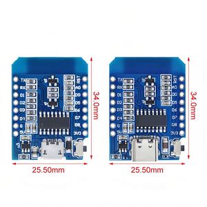 1-10 adet WeMos D1 Mini TYPE-C/mikro USB ESP8266 ESP-12F CH340G V2 modülü WiFi D1 Mini geliştirme kurulu Arduino için Pin ile 3.3V