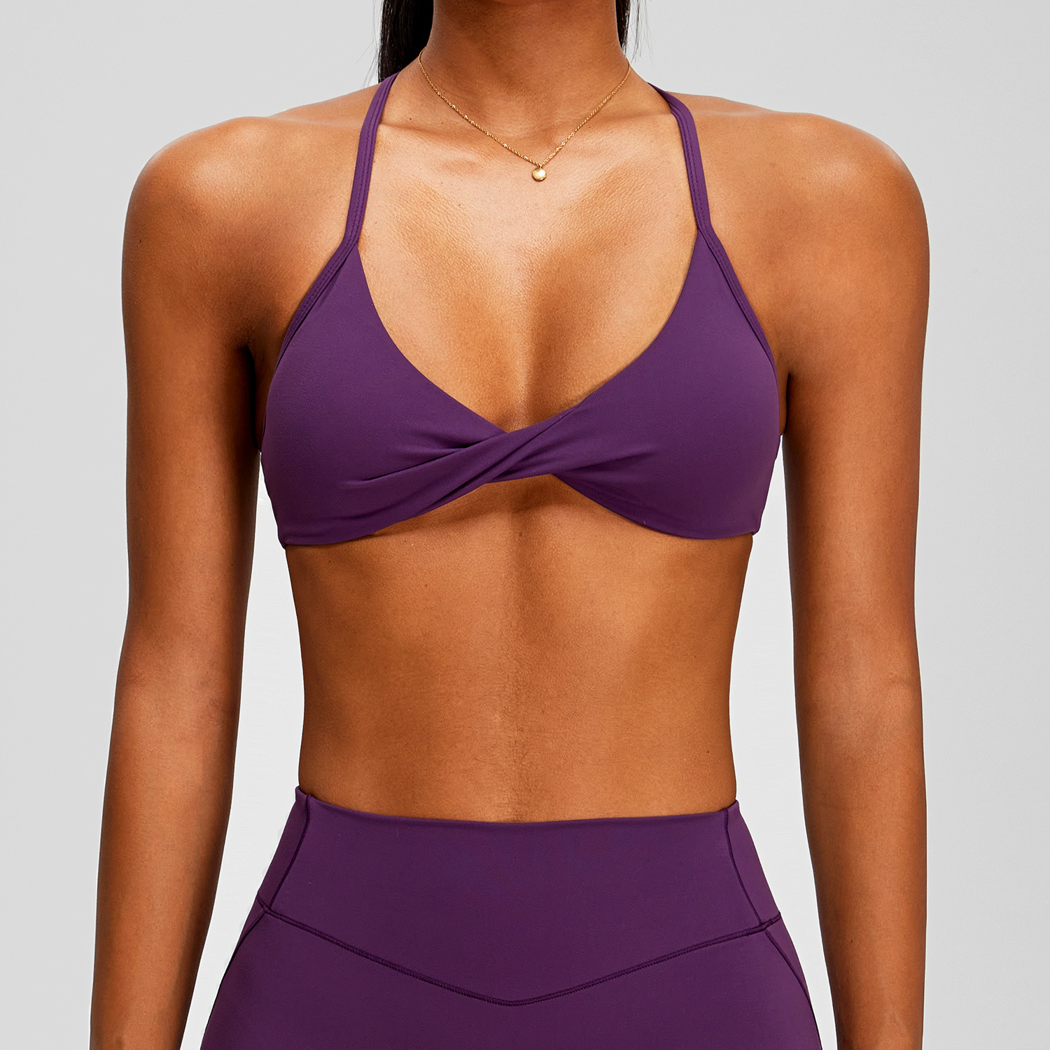 purple bra