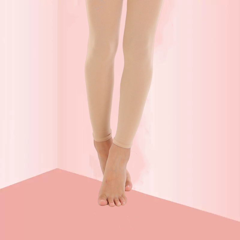 Skin-Colored Cropped Pants