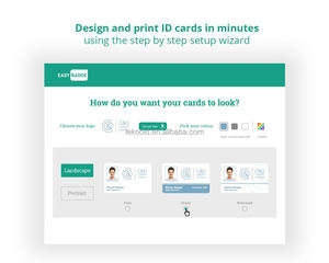 EasyBadge Professionale Software di Progettazione di Carta D'IDENTITÀ (carta di rendere il software) - Product Image 5