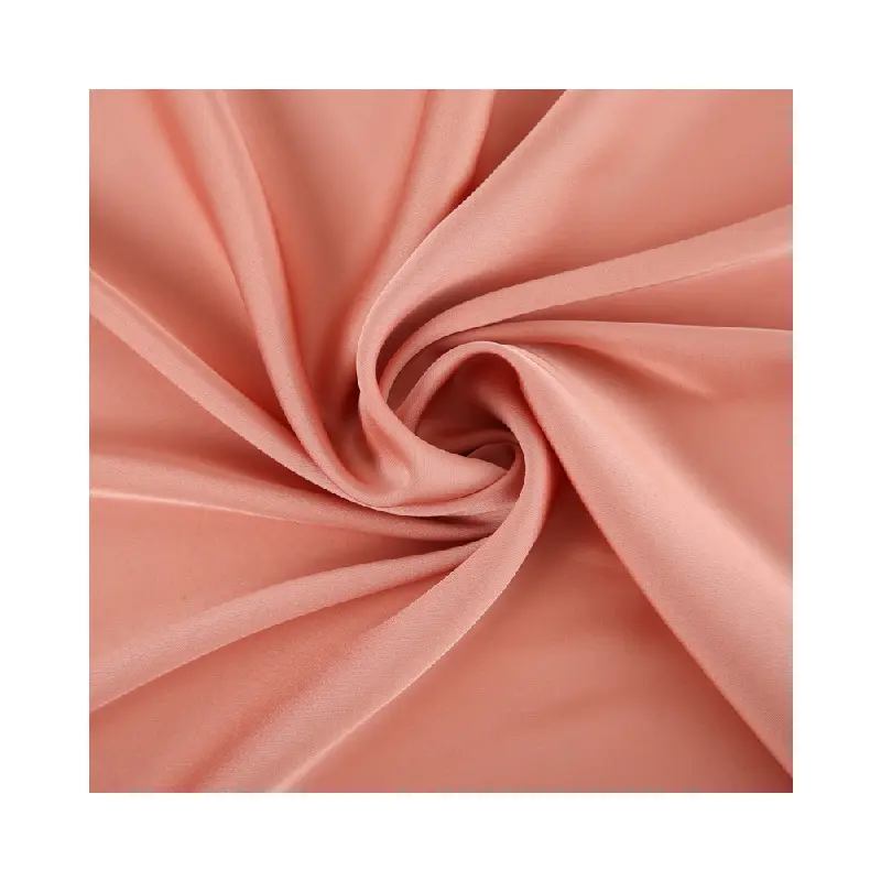 Amerikan charmeuse krep geri polyester parlak spandex saten ipek polyester streç saten kumaş elbise için