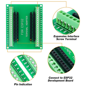 Scheda scudo di sviluppo ESP32 scheda di espansione ESP32 a 38pin 2.4 GHz WiFi Dual Core ESP32-Wroom-32 - Product Image 4
