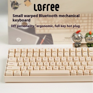 Lofree OE913 100-Key para portátil ergonómico cómodo RGB retroiluminado con cable/2,4G inalámbrico para Bluetooth 3 modos Teclado mecánico - Product Image 3