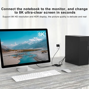 8K 2Port HDMI <strong>2</strong> Port <strong>KVM</strong> <strong>Switch</strong> 2x1 <strong>2</strong> in <strong>1</strong> Out USB 3.0 <strong>KVM</strong> <strong>Switch</strong> HDMI <strong>2</strong>.<strong>1</strong> Switcher <strong>2</strong> <strong>Input</strong> <strong>1</strong> <strong>Output</strong> Support Led Indicators