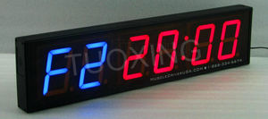 4 \ "Mini LED intervallo riposo Timer alternabile intervallo programmabile ripetizione Fitness palestra conto alla rovescia orologio da palestra Crossfit Timer - Product Image 3