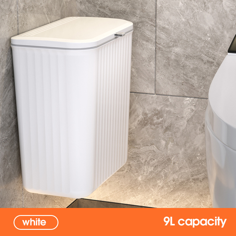 12L White with Lid