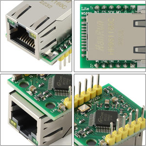 USR-ES1 W5500 Ethernet-Netzwerk modul Hardware SPI zu LAN/ Ethernet TCP / IP 51 / STM32 Mikrocontroller-Programm über W5100