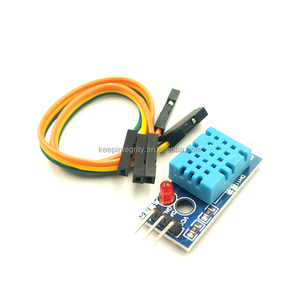 Stock Módulo de humedad DHT11 con luz LED Módulo de temperatura y humedad Sensor DHT11 con línea DuPont