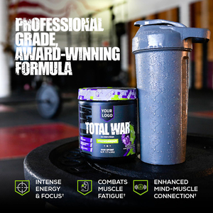OEM Total War Pre Workout Powder Citrulline Malate Powder with Beta Alanine Taurin Caffeine for Increased Pump Blood Flow - Product Image 2