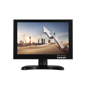 Panel IPS Monitor de PC de tamaño pequeño Monitor CCTV de 10,1 pulgadas Lcd Industrial Marco abierto Monitor de pantalla táctil Entrada VGA USB - Product Image 5