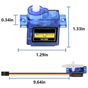 SG90เซอร์โวมอเตอร์9g สำหรับ Sg90เซอร์โวมอเตอร์สำหรับหุ่นยนต์ RC เฮลิคอปเตอร์เครื่องบินเรือควบคุมระยะไกลของเล่นเซอร์โวสำหรับโครงการ Arduino - Product Image 4