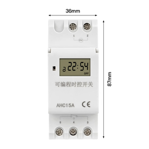 AHC15A tipo rotaia elettronico interruttore di controllo del tempo HTC15A 220V programmabile Timer Controller con Mini ora - Product Image 3