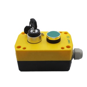 SDL16-JBPC2AD scatola di controllo di 2 fori con la scatola di controllo verde dell'interruttore a chiave della scatola di pulsante a filo - Product Image 6
