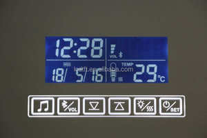 Benutzer definierte 7-Segment-TN-LCD-Anzeige für Uhren-und Uhren rechner zähler