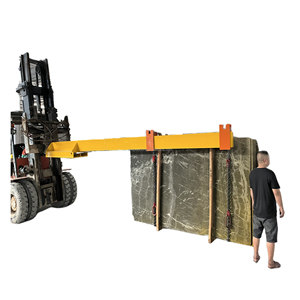 Hot Sale Forklift Attachment Extension Boom Jibs <strong>Loading</strong> an <strong>Unloading</strong> Stone Slab Bundle Into <strong>Container</strong> - Product Image 1