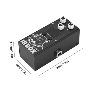 M VAVE Impulse Response Simulator Pedal de efectos de sonido de guitarra de plástico con caja IR XLR Puerto de entrada/salida de audio de 6,35mm - Product Image 3