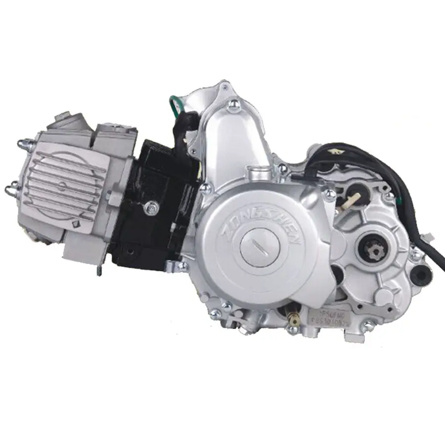 Zongshen 110cc ATV motor 3 + 1 geri vitesli ATV parçaları yarı otomatik elektrikli ve Kick Start ATV go kart kullanarak