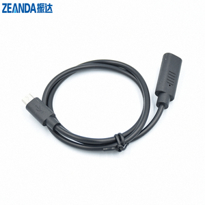 高品质微型usb 5针公到USB C型母延长线 - Product Image 2