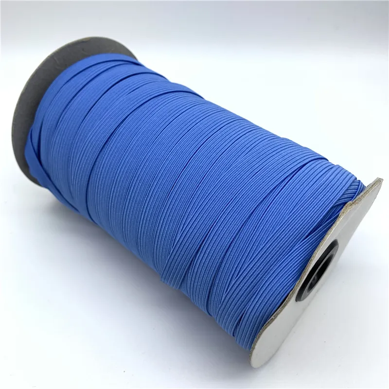 Braided elastic bands cord earloop rope tape belt thread lastic string bandage webbing elastic roll