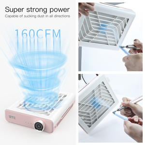 Công cụ làm đẹp mạnh mẽ loại bỏ bụi chân không móng tay Bụi <span class=keywords><strong>Collector</strong></span> điện móng tay Bụi <span class=keywords><strong>Collector</strong></span> - Product Image 4