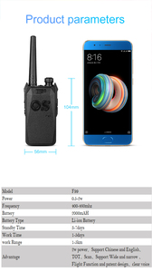 Sistema de escáner de Radio Mini intercomunicador colorido inalámbrico Voki toki - Product Image 2