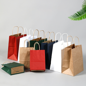 Suşi için laminasyon ve dijital baskı ile en çok satan özel Kraft kağıdı çanta kendi logosu ile toptan satılan götürmek - Product Image 6