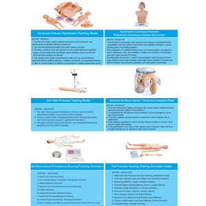 Medizinische Wissenschaft Menschliche Hand und Ellbogen Kombinierte Arm vene Punktion Injektion Blut Training Übungs modell - Product Image 6