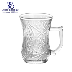 3.5oz kaliteli türkiye arapça cam kullanımlık kahve kupa bardak bardak saplı - Product Image 3