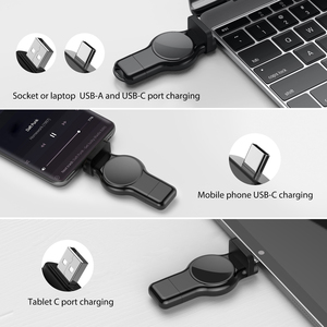 Taşınabilir tip C manyetik kablosuz Apple şarj adaptörü izle şarj izle Ultra şarj - Product Image 3