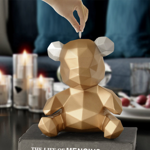מוצר חדש קרמיקה מיני Teddy דוב כסף בנק חיסכון בכסף