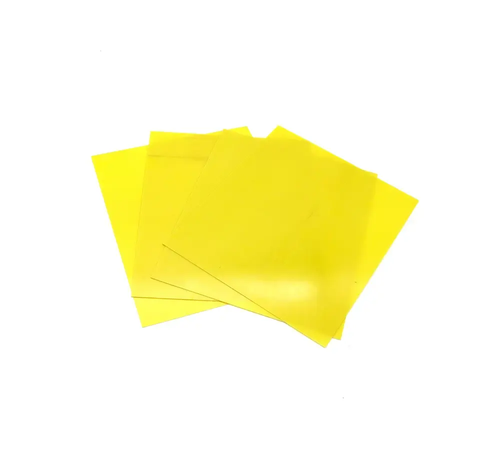 Lithium batterie material gelbe Epoxid-Glasfaser-Isolier platte laminierte Isolier folie