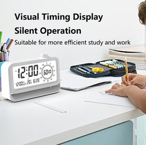 YIZHI 60 Minuten Benutzer definierter Countdown-Timer Multifunktions-Datums temperatur anzeige Schlummer wecker für Küche Schlafzimmer Studie - Product Image 4