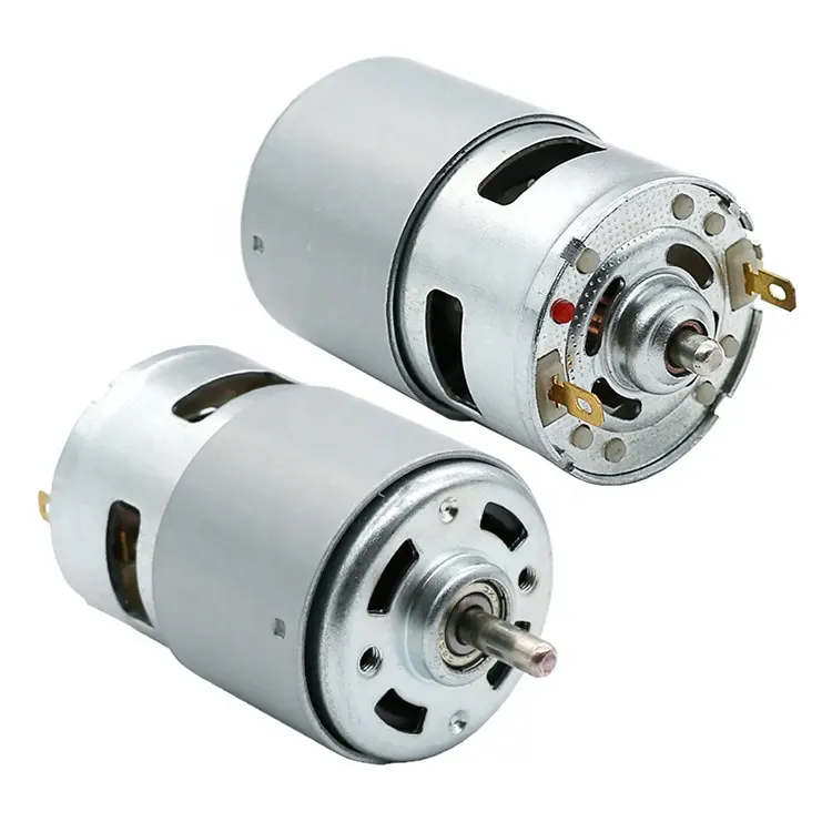 12 v 80 w hoge snelheid en hoog koppel dc motor met dubbele as elektrische auto riksja