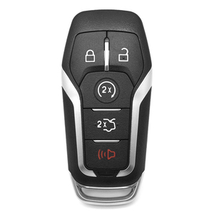 ปลอกกุญแจรถมีปลอกหุ้มกุญแจรถยนต์สำหรับปลอกกุญแจรีโมทของ F-Ord Mustang EDGE Explorer ฟิวชั่น5ปุ่ม - Product Image 1