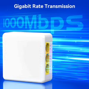 4พอร์ต Gigabit PoE Extender 100/1000M สวิตช์เครือข่าย Repeater IEEE802.3af/AT Plug & Play สำหรับ PoE Switch NVR กล้อง IP AP - Product Image 2