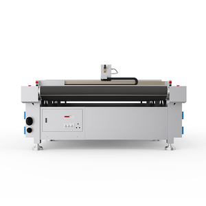 China fábrica computador controlado automático estofamento tecido têxtil <span class=keywords><strong>cnc</strong></span> faca redonda máquina de corte em máquinas de corte de pano