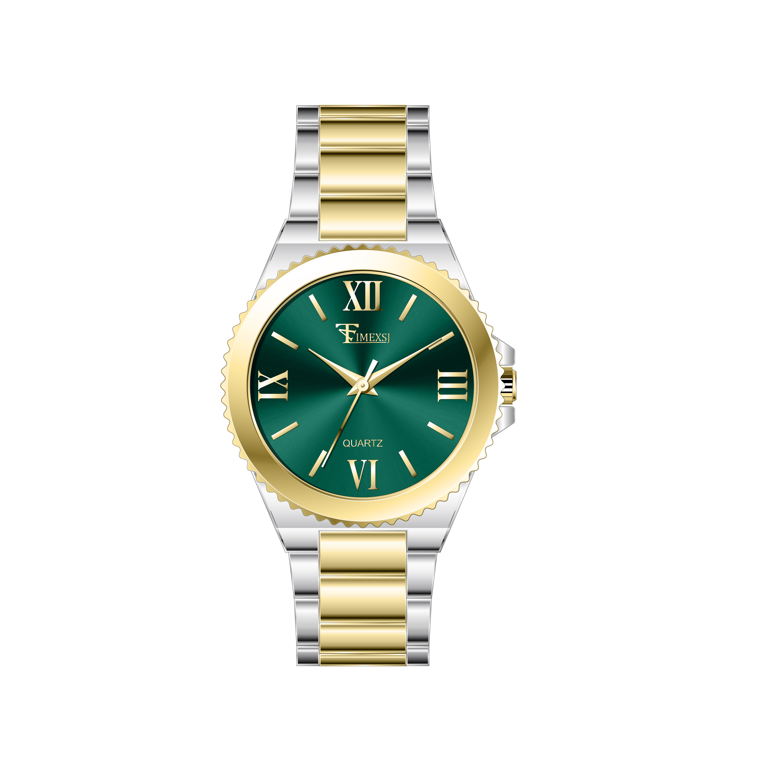 Two Tone Gold - Green