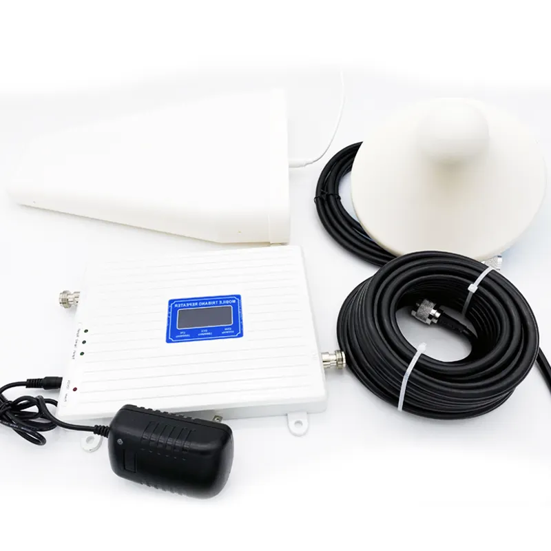 Original 900/1800/2100/2600Mhz Quad Band Repetidor 2G/3G/4G celular Mobile Phone Signal Booster Antena