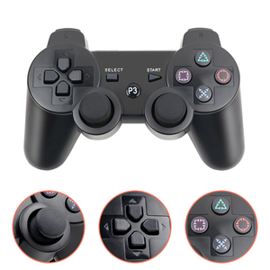 PS3 BT游戏手柄游戏杆双振动无线视频游戏控制器，带USB电缆 - Product Image 2