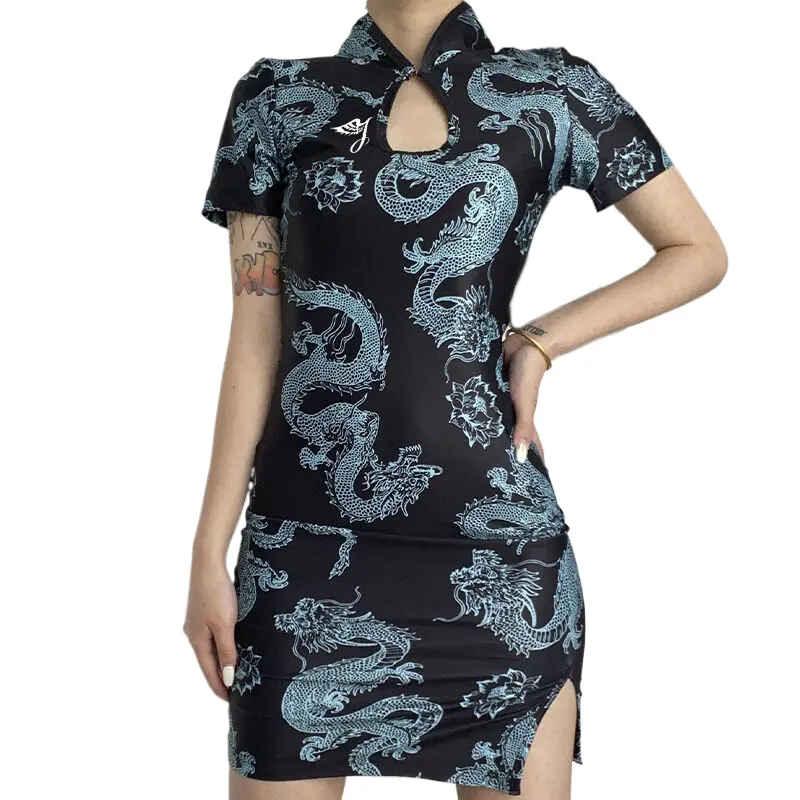 فستان نسائي صيني أنيق من Smo للنساء فستان Cheongsam أنيق للنساء