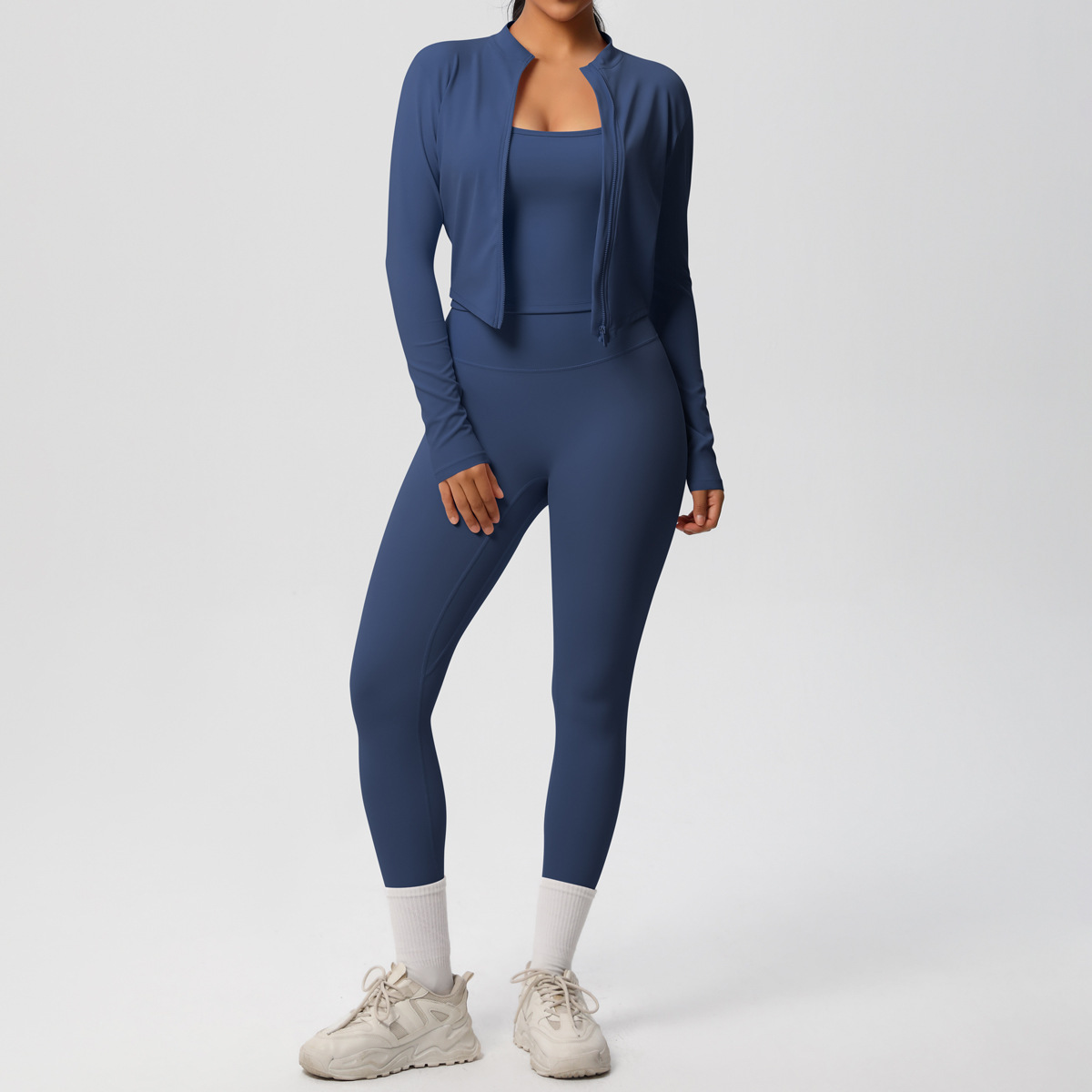 Set 3 pezzi - Blu Crest