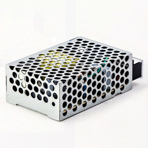 Mean Well-Fuente de alimentación de salida única para aplicaciones industriales, con entrada universal y diseño compacto, de 25W, 48V, 0.5A, de una sola salida