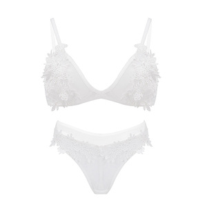 Yüksek kaliteli <span class=keywords><strong>XXL</strong></span> kadın elbise şekillendirici özel işlemeli incelik dantel sutyen Set ince ve seksi moda iç çamaşırı sixy kız video sıcak 18